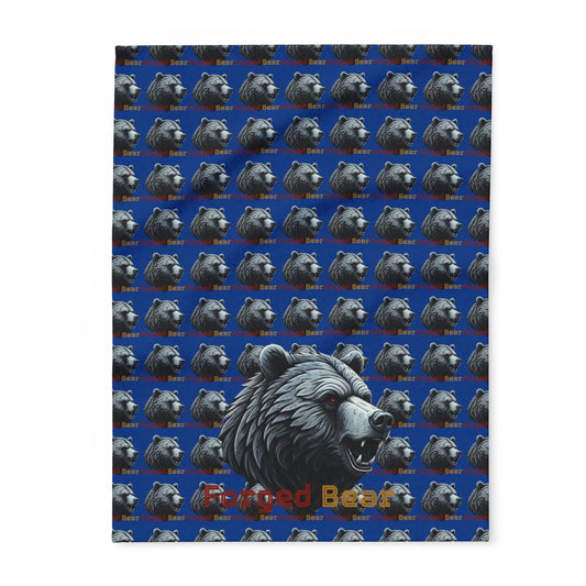 Forged Bear Arctic Fleece Blanket